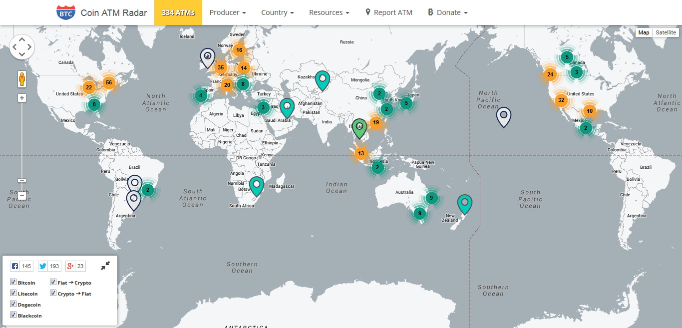 Find The Nearest BTC ATM in Denmark | The Top Coins