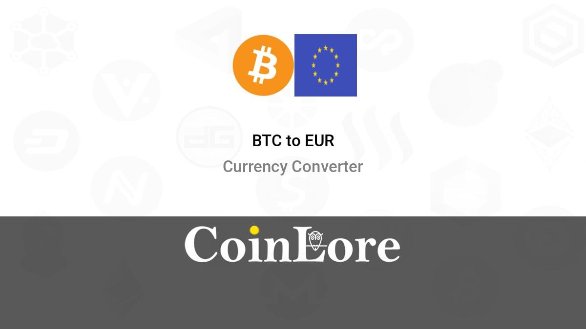 4BTC to EUR Exchange Rate | 4 Bitcoins to Euros Conversion | Live Rate