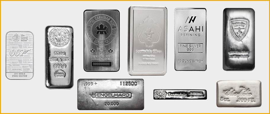 Buy Silver Bars Online | Low Prices | Golden Eagle Coins