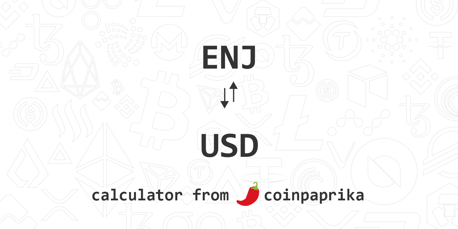 Convert Enjin to USD | Enjin price in US Dollars | Revolut Australia