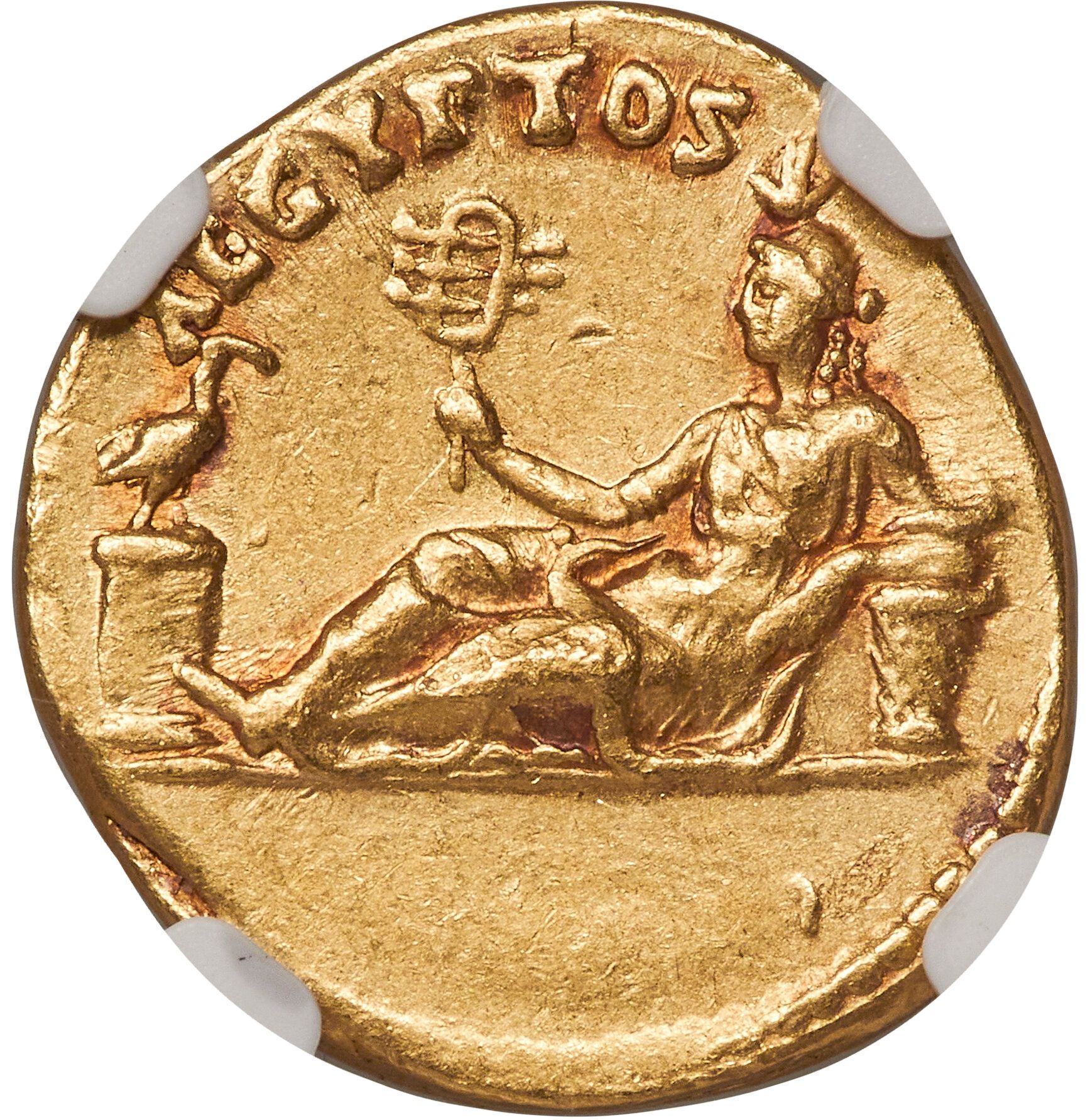 Result of Nero’s monetary reform, gold aureus common