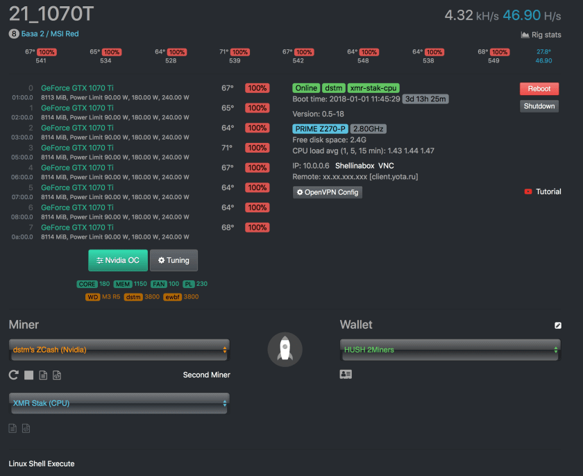 OC Nvidia GTXs in Ubuntu LTS for Ethereum mining · GitHub