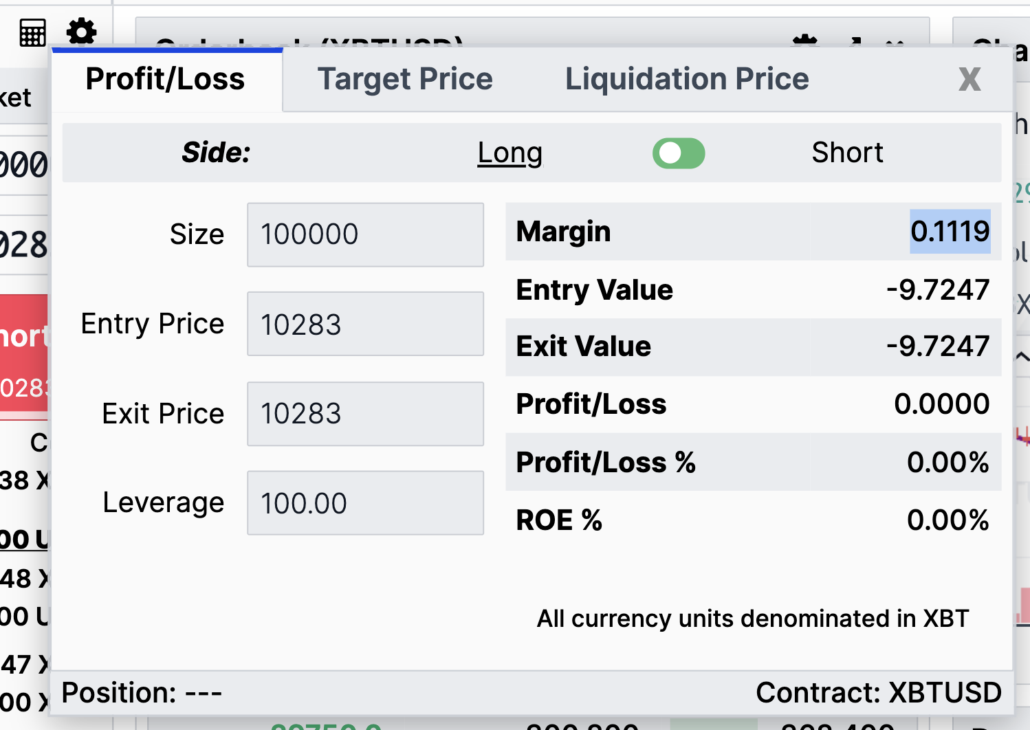 Bitmex Trade Calculator - @TradingReports - Google Таблицы