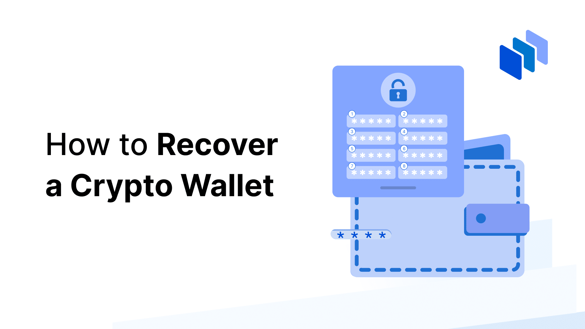 How to recover a blockchain wallet password or wallet