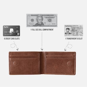 Loop lock minimal bifold wallet for men- full grain leather – Chamdewallah