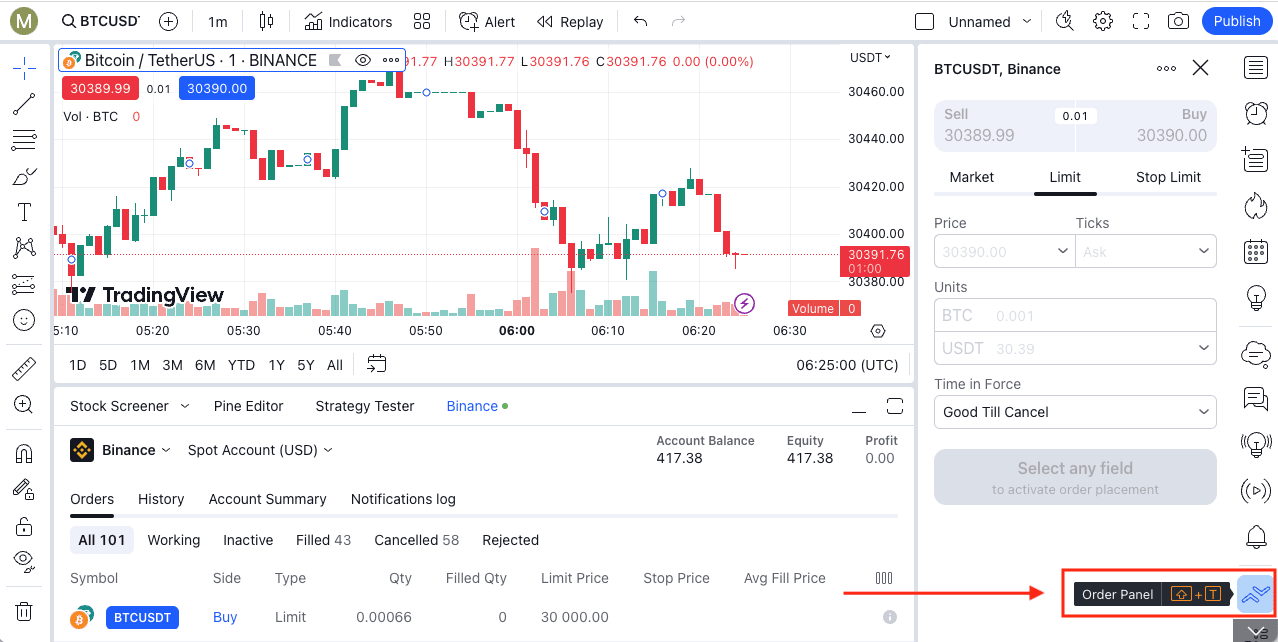 TradingView Integration | Gemini