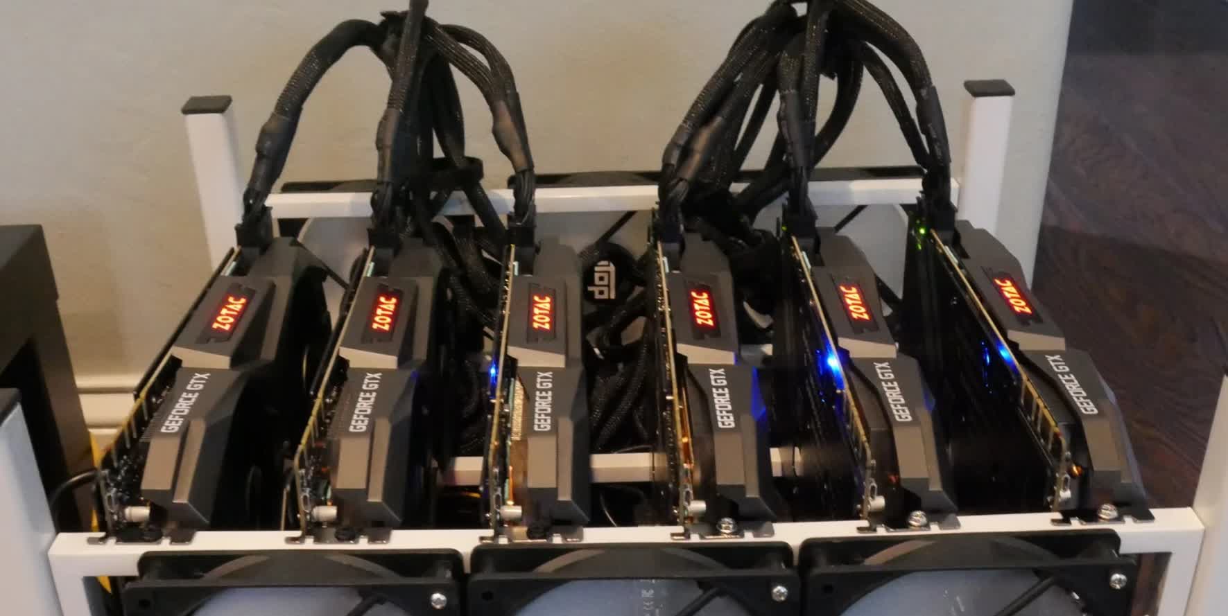 Mining performance and hashrate of NVIDIA GeForce RTX Ti