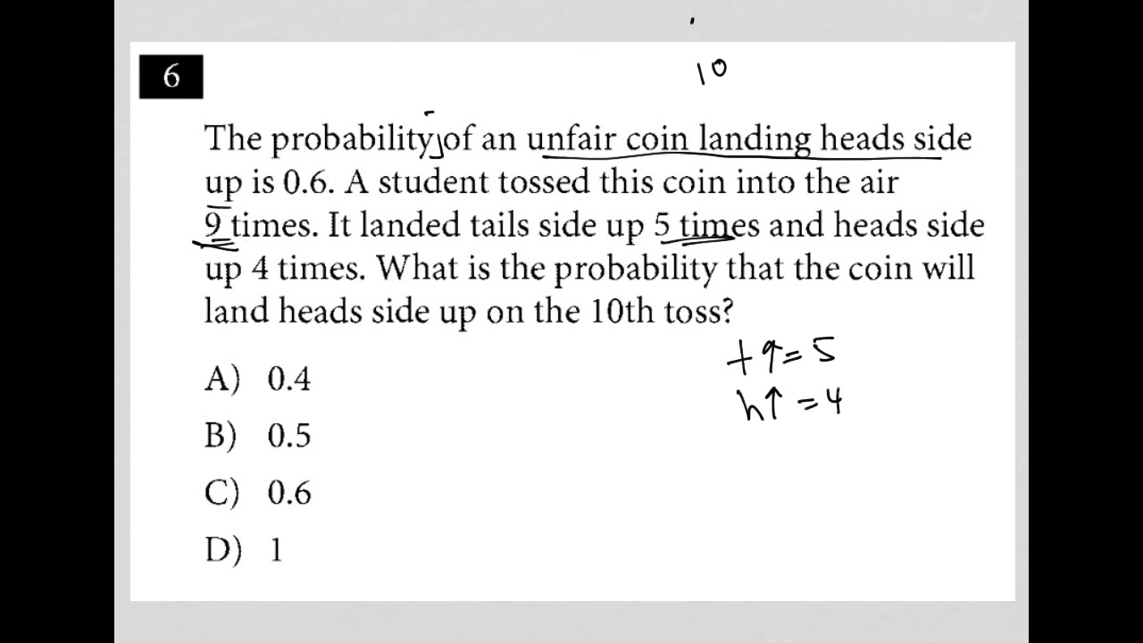 How to find the probability of an outcome - ACT Math