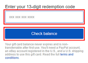 How To Check Ebay Gift Card Balance - Nosh