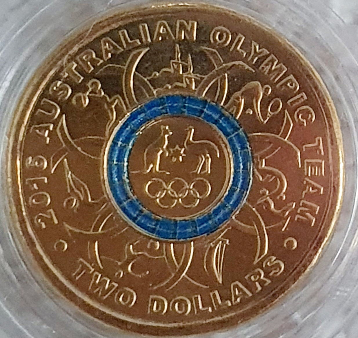 ✨ RARE AUSTRALIAN $2 coin - Collectable - Limited Edition Blue Colour 🌎 $ - PicClick AU