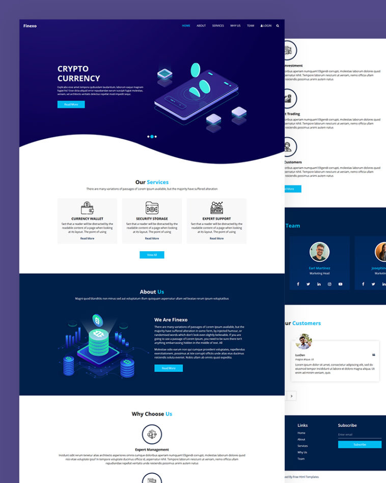 Crypto Template Projects :: Photos, videos, logos, illustrations and branding :: Behance