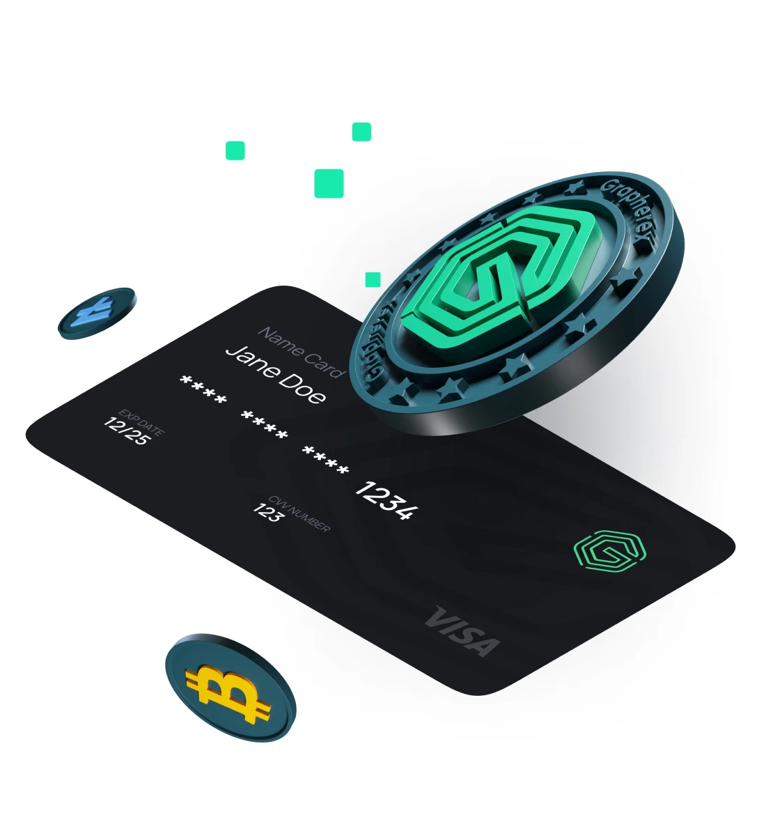 Prepaid Crypto VISA Card: Virtual & Plastic Cards | Guarda