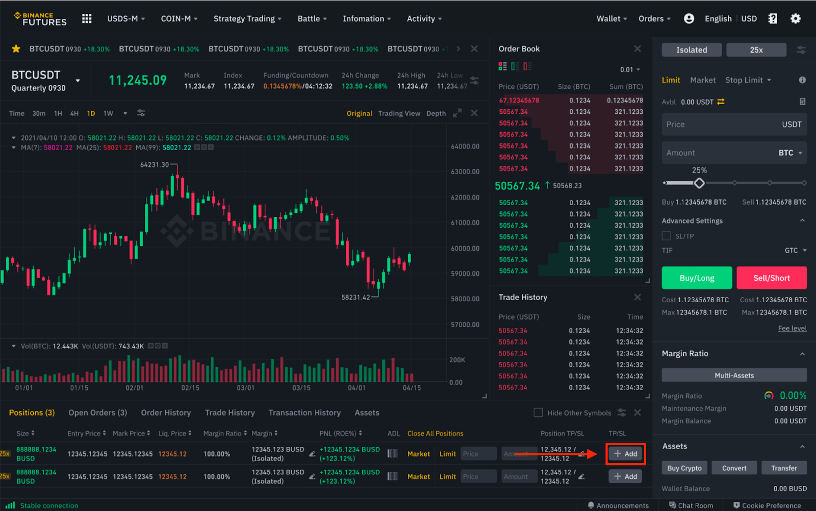 Binance types of orders