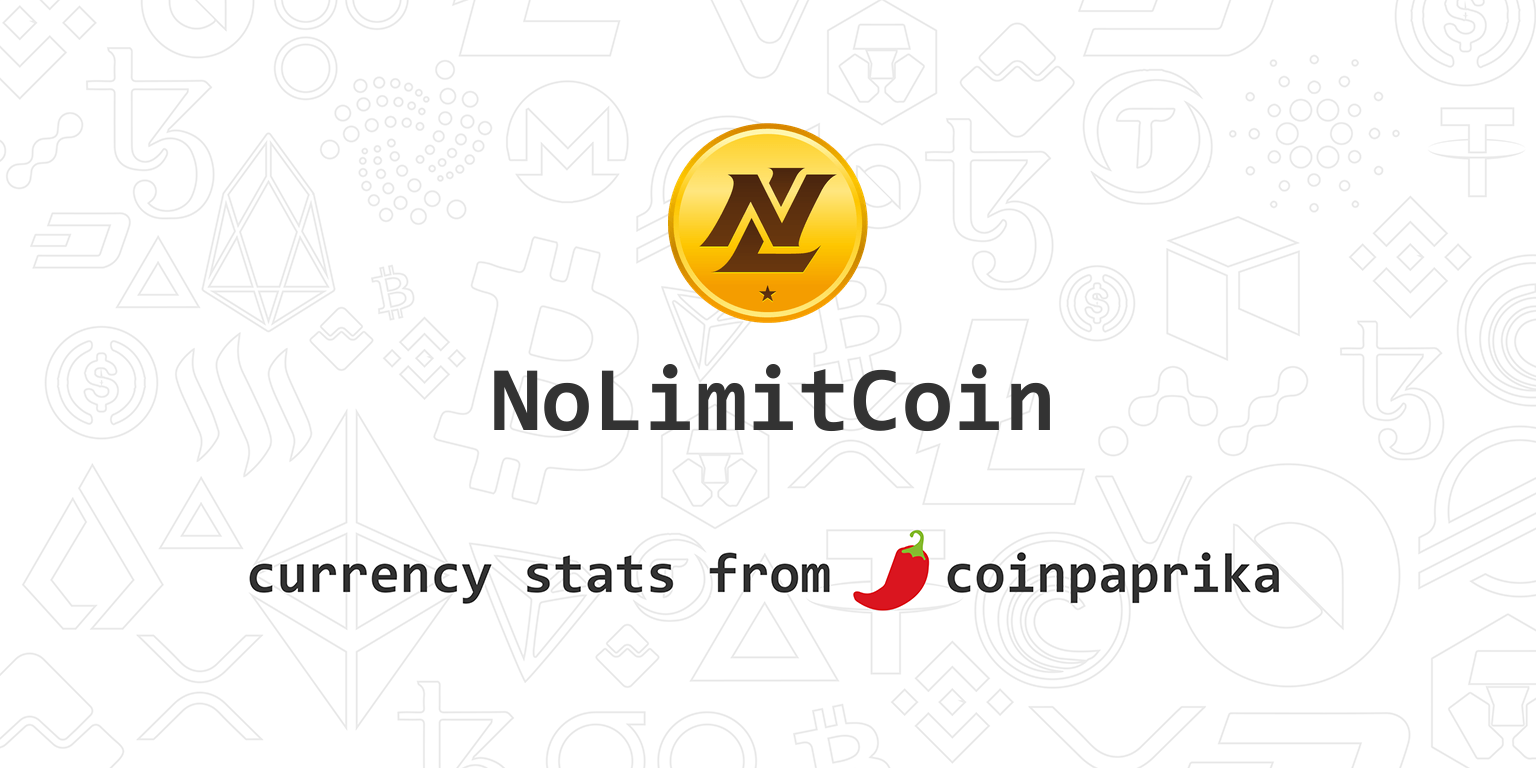 NoLimitCoin (NLC2) Price, Market cap, Charts, Social Buzz, News and Other Things - CryptoGround