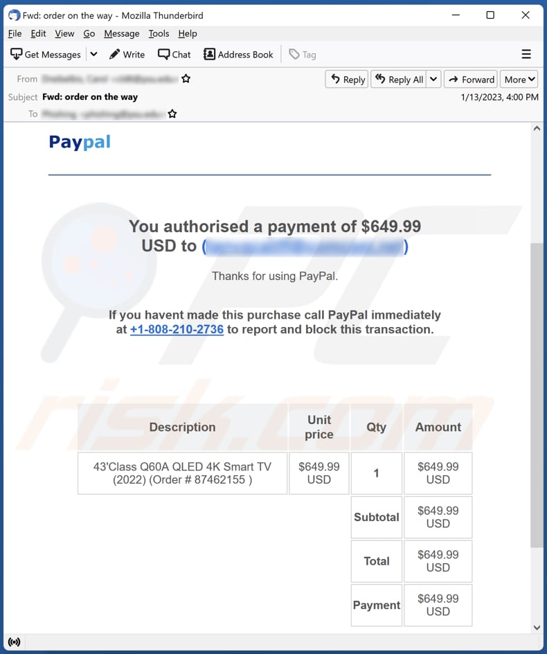 Watch out for this triple-pronged PayPal phishing and fraud scam | ZDNET