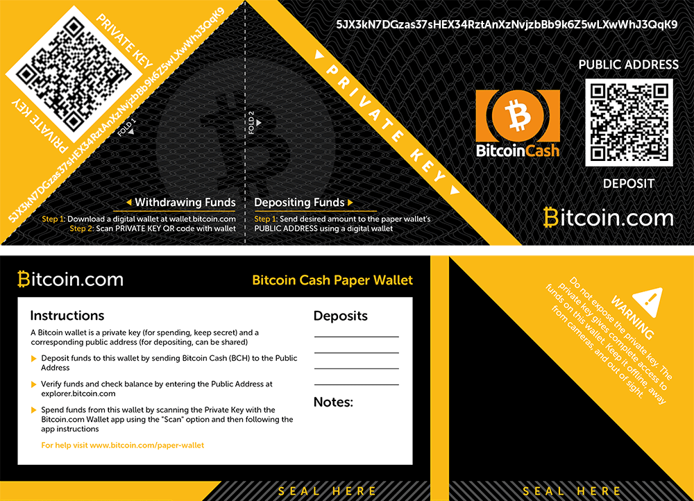 Bitcoin Paper Wallet Generator