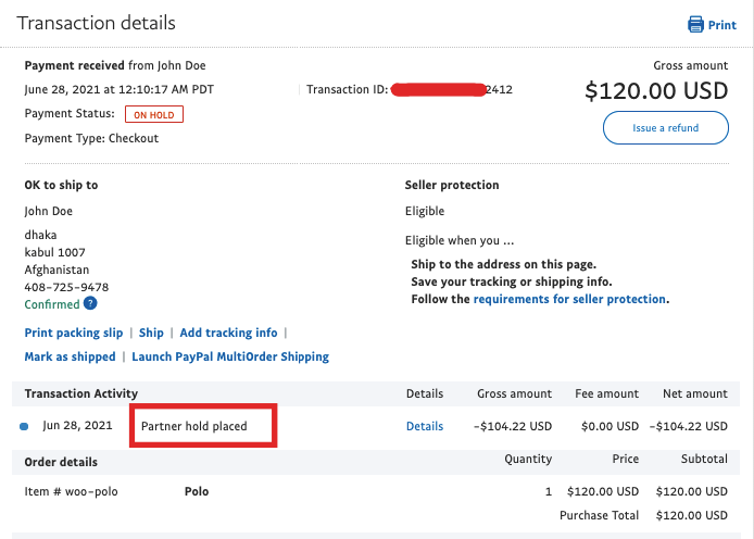 Solved: Making my first sale, will PayPal hold funds? - The eBay Community