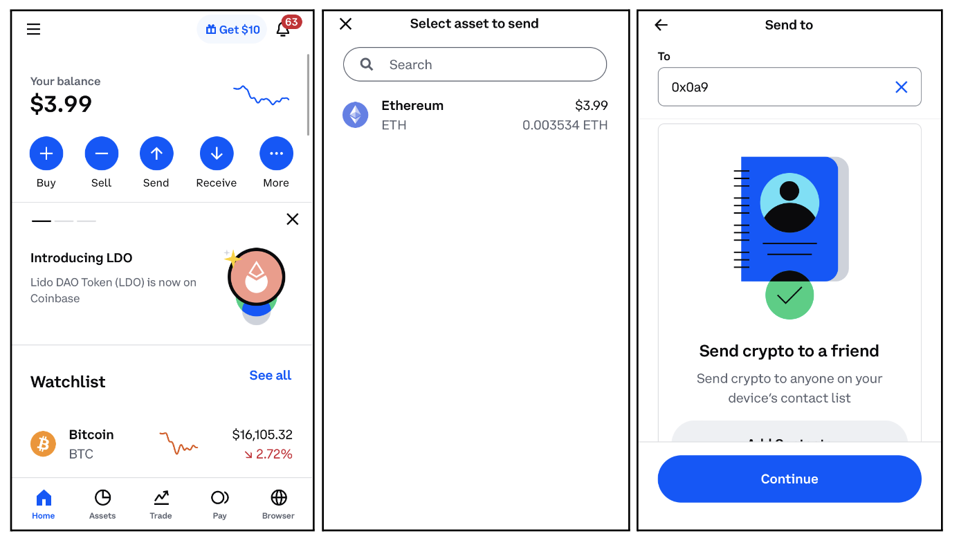 Coinbase Wallet extension