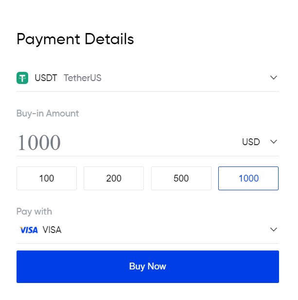 Buy USDT (usdt-trc20) with Credit or Debit Card instantly – LetsExchange