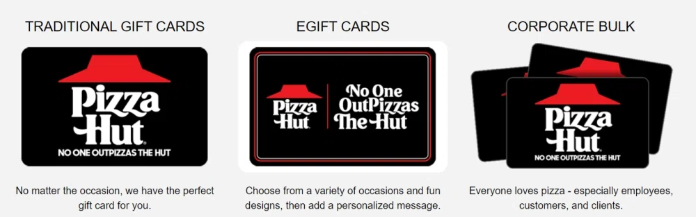 Free Pizza Hut $ Gift Card | Pizza hut gift card, Pizza hut, Food gift cards