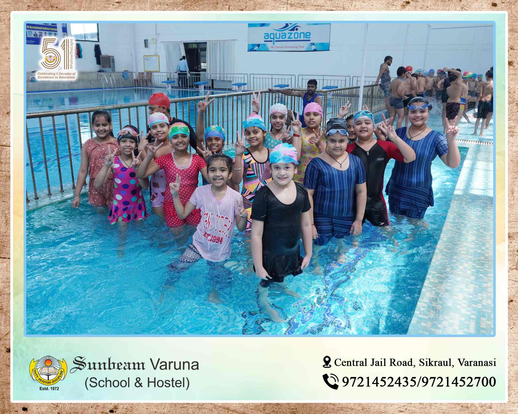 Swimming Pool - Sunbeam Women’s College, Varuna.