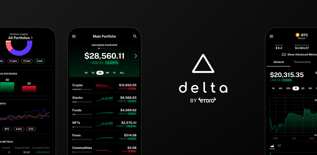 Delta vs. Blockfolio vs. Kubera