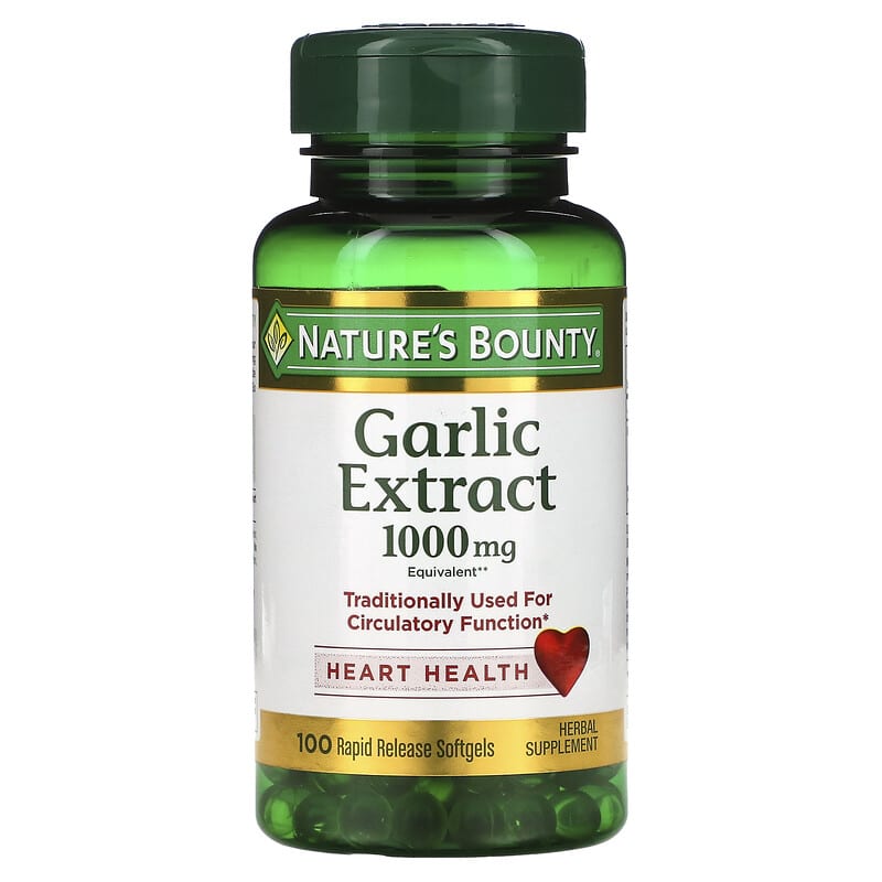 Natures Bounty Garlic mg - Vitamins House