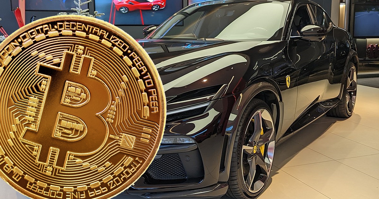 You can now buy a Ferrari with crypto in the US, if that's your thing