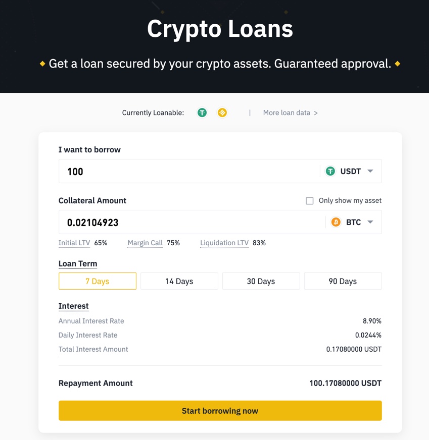 Instant Crypto Loan – Borrow Against Crypto | CoinRabbit