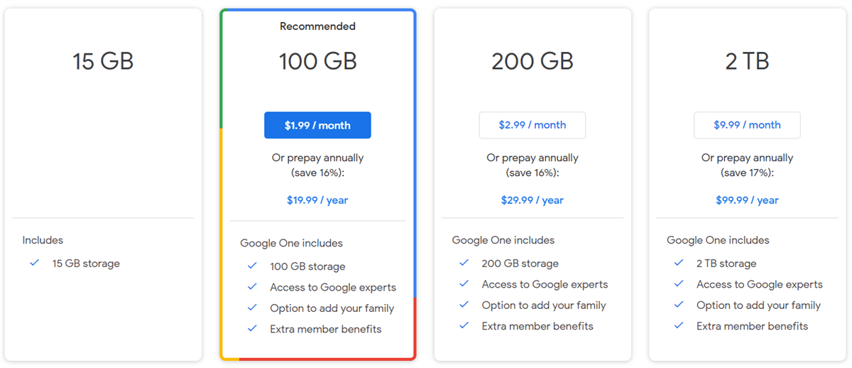 Buy more Google storage - Android - Google Drive Help