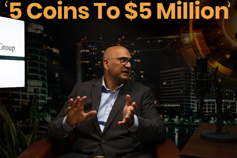 Teeka Tiwari to Reveal 5 Coins to $5 Million: The Final 5 Jetinar Event