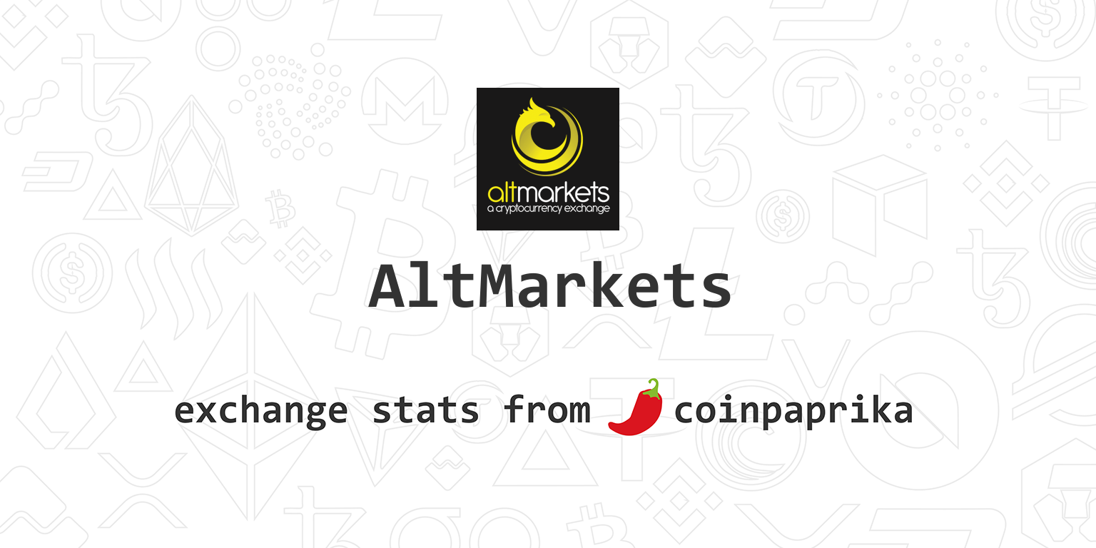 Altmarkets Coin Exchanges - Buy, Sell & Trade ALTM | CoinCodex