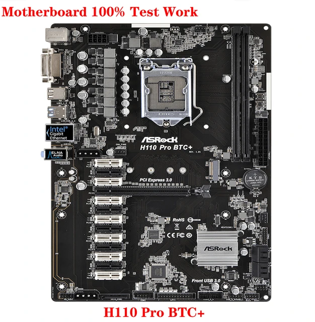 Asrock H Pro BTC + Motherboard | TeqFind