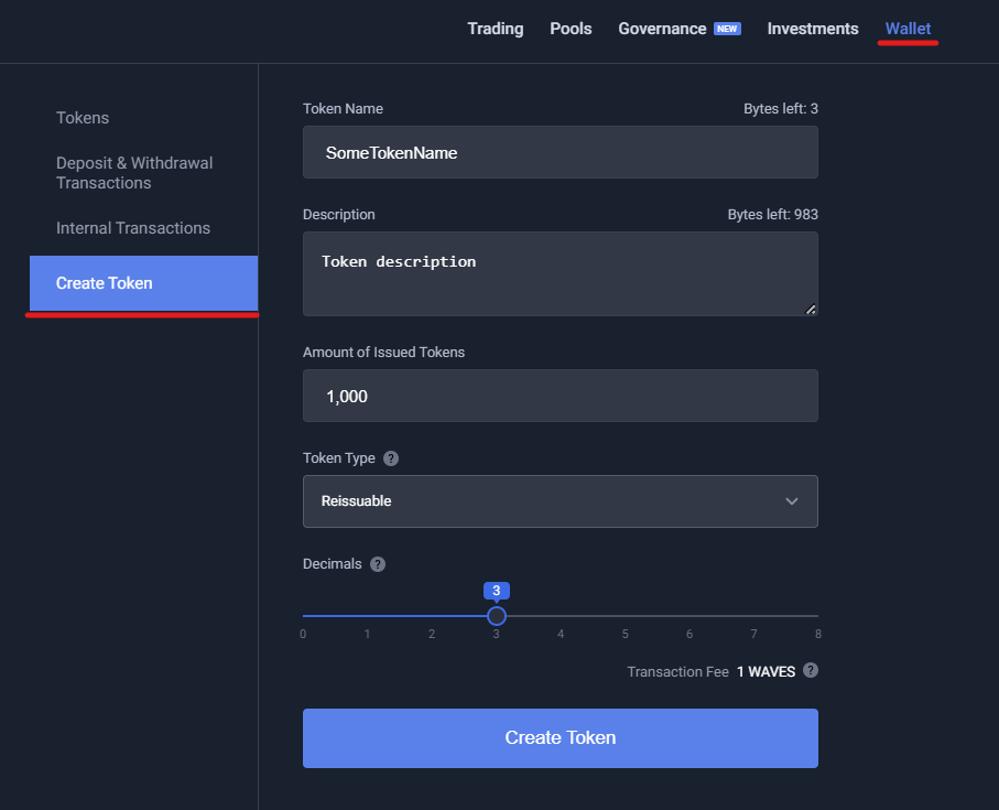 Waves documentation