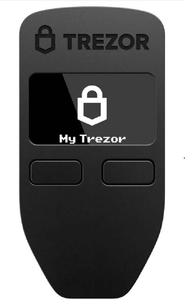 Trezor Model One Black - Hardware wallet - Trezor Official Partner - coinlog.fun