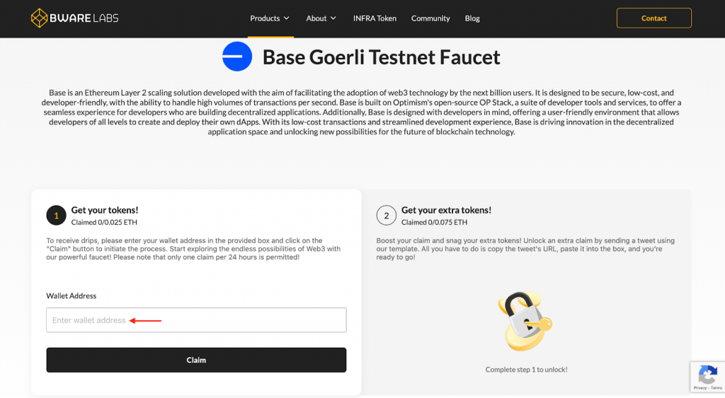 Base Goerli Faucet - Get Free Base Testnet Tokens