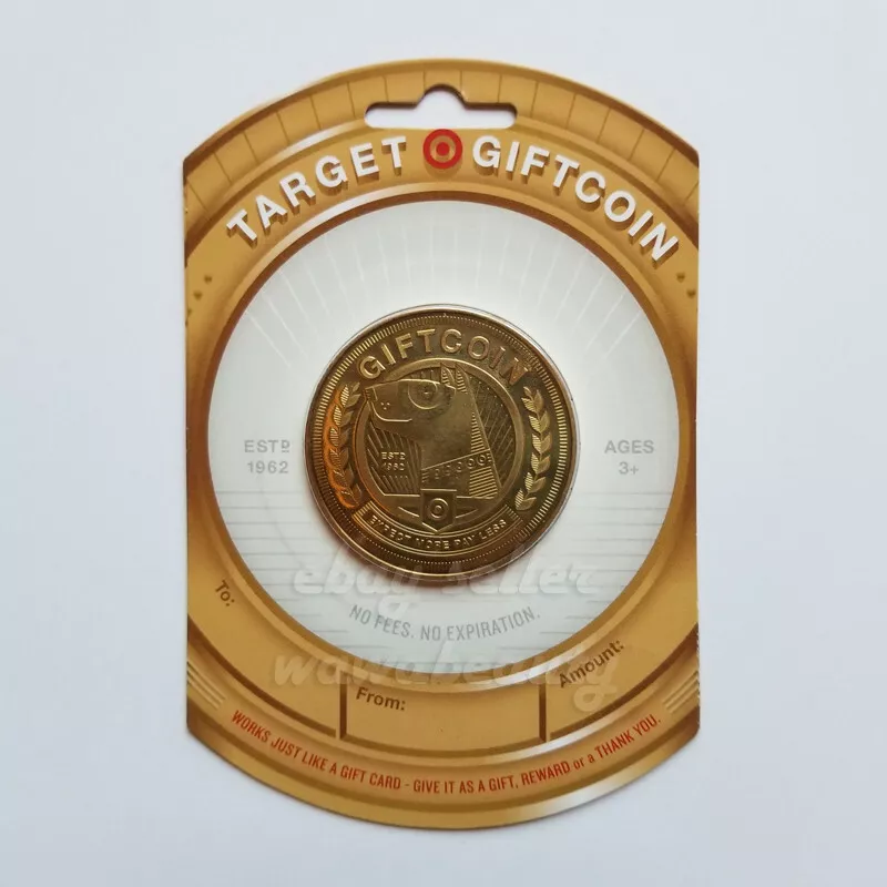 5 X TARGET Gift Coin NO VALUE gift card giftcoin $ - PicClick