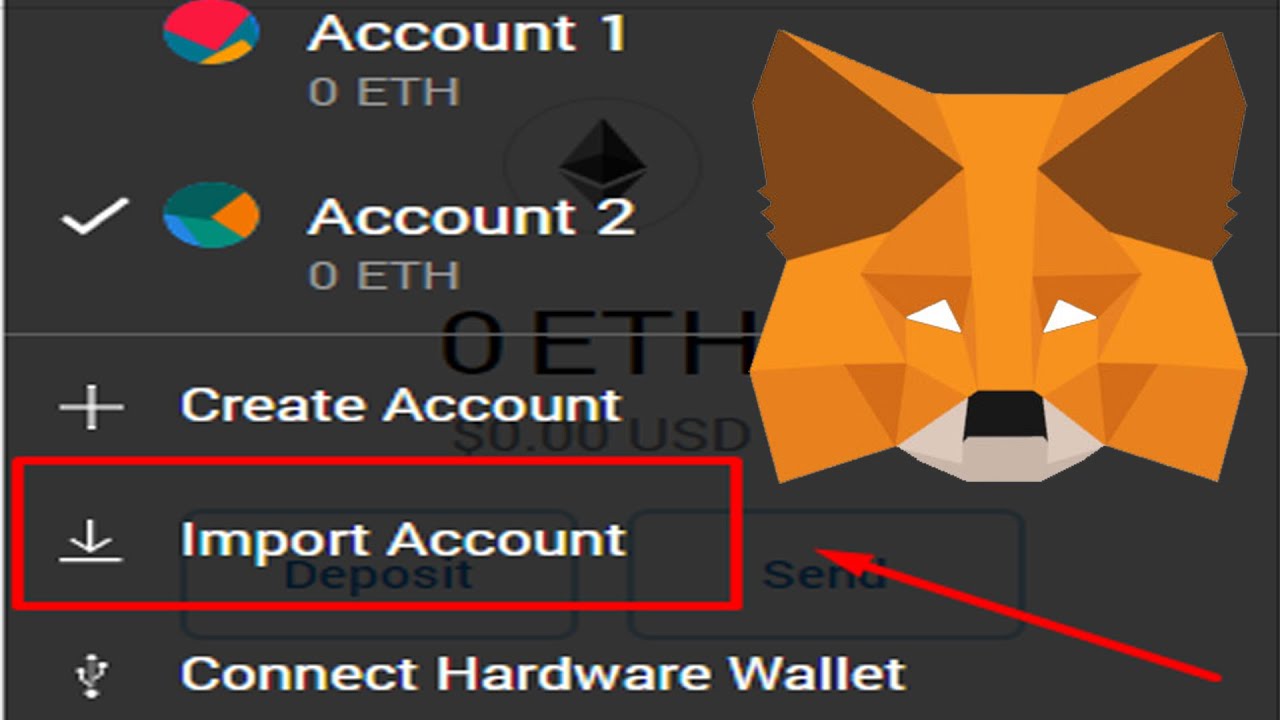 How to import an account with MetaMask private key? - coinlog.fun