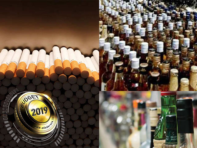 Budget Liquor and cigarette prices to go up