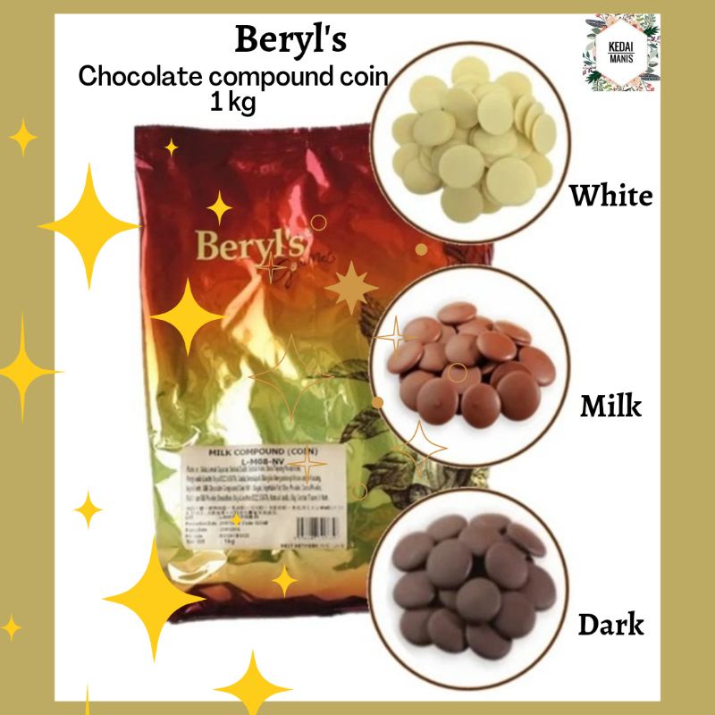 CHOCOLATE COIN Compound WHITE Beryl's – Manja Foods