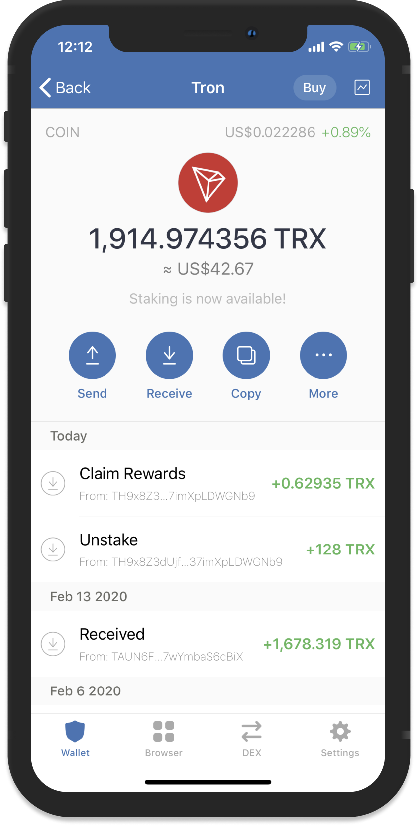 Tron Wallet (TRX) | Secure TRX Wallet | Trust Wallet | Trust