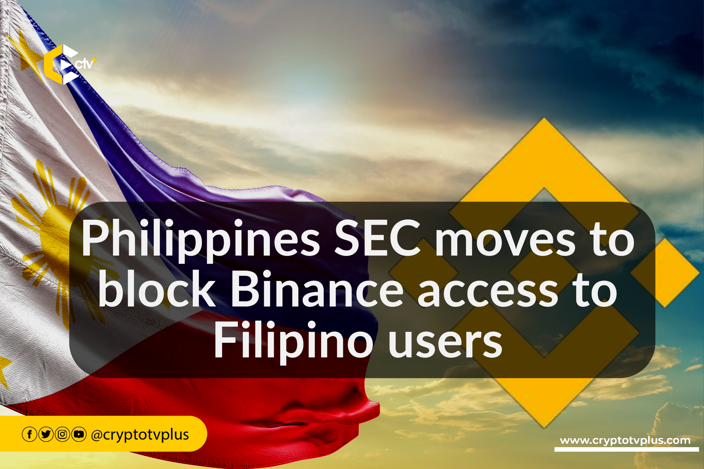 Binance Exchange Faces Country-wide Block in the Philippines Due to SEC Advisory - Bitcoinsensus