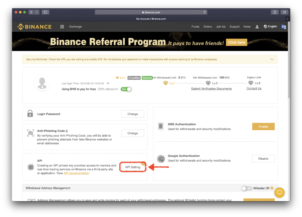 Binance Cloud API Documentation