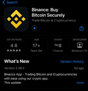 ‎Binance: Buy Bitcoin & Crypto on the App Store