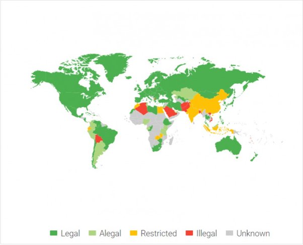 Is Bitcoin Legal? A Country-by-Country Look at the Legality of Bitcoin and Other Cryptocurrencies