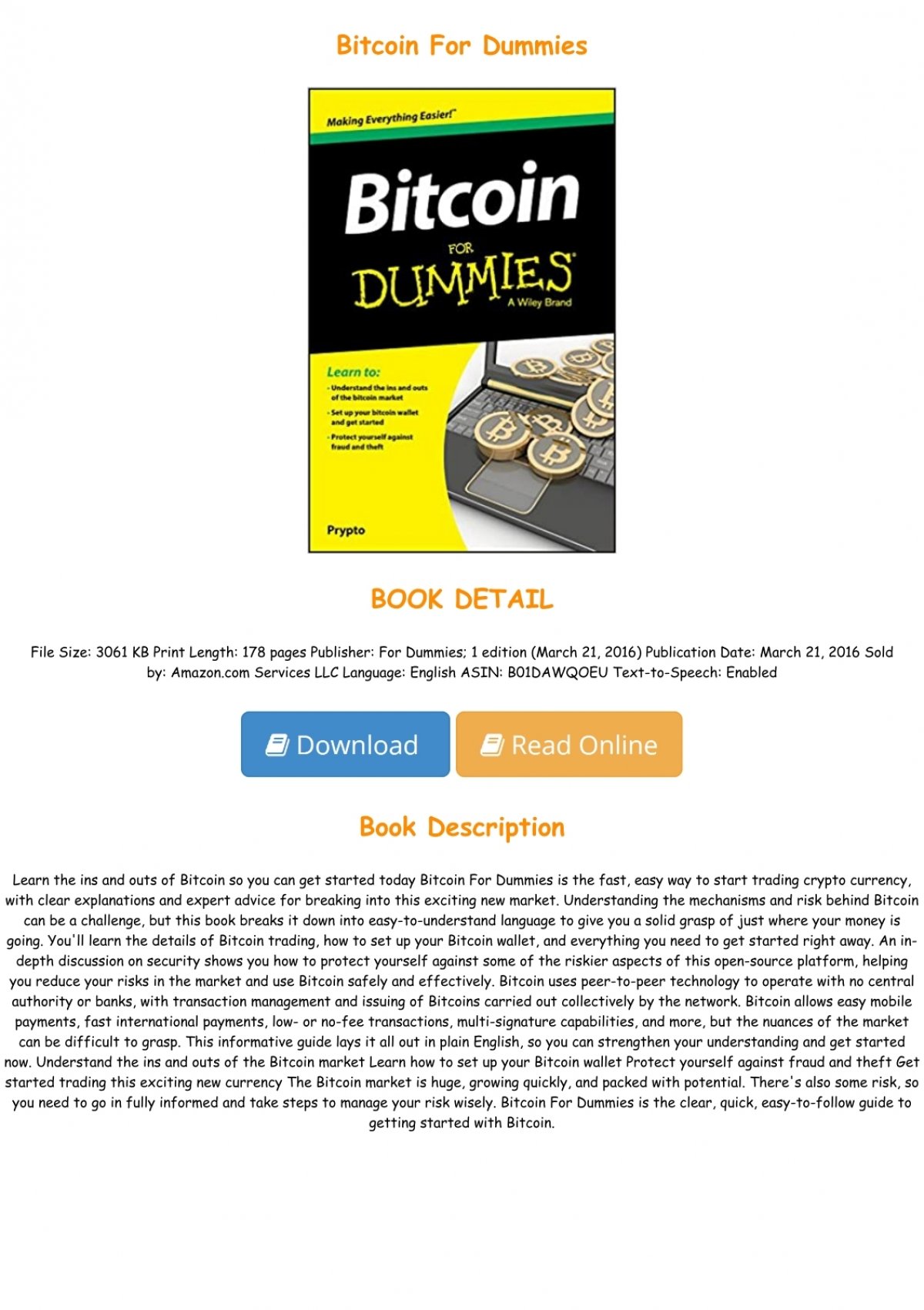 PDF - Bitcoin & Crypto Trading book for Beginners (FREE)