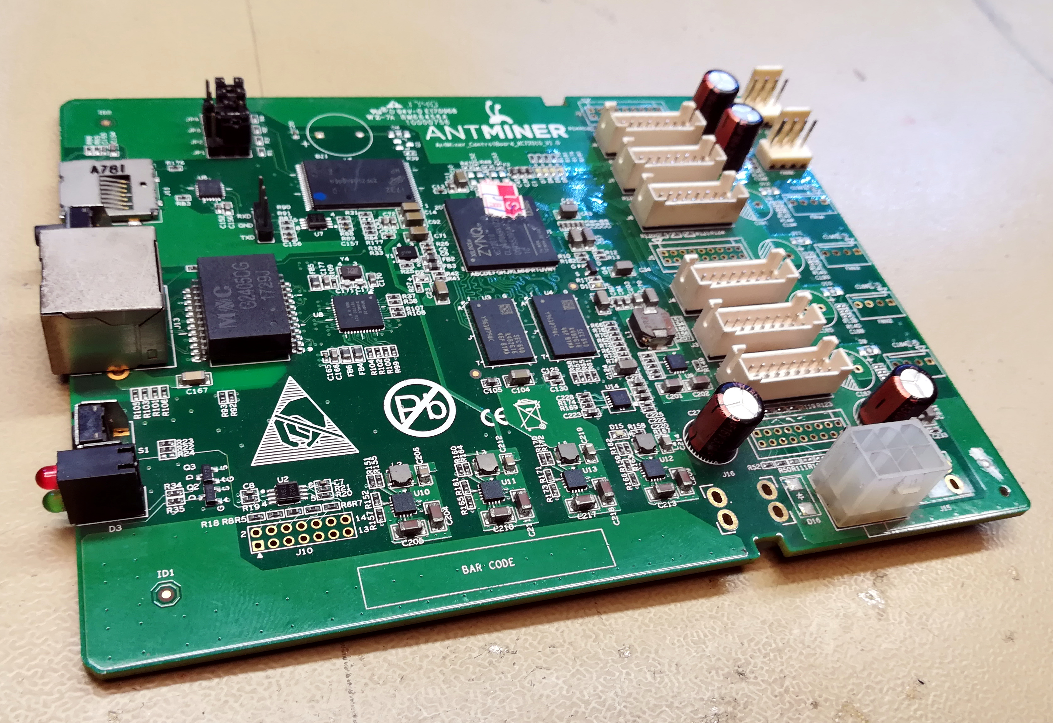 Hacking The FPGA Control Board From A Bitcoin Miner | Hackaday