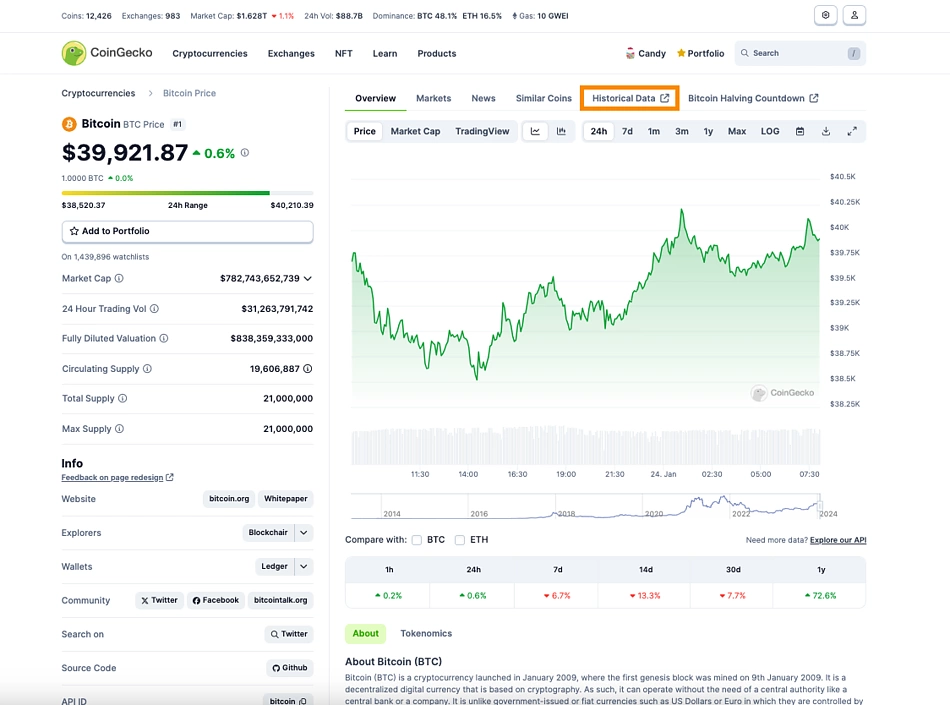 Cryptocurrency Price Tracker