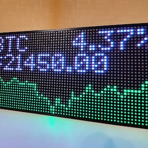 Bitcoin Display - Fullscreen Live Bitcoin Price Ticker - USD