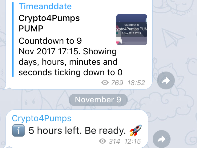 Bitcoin Pump Group – Telegram